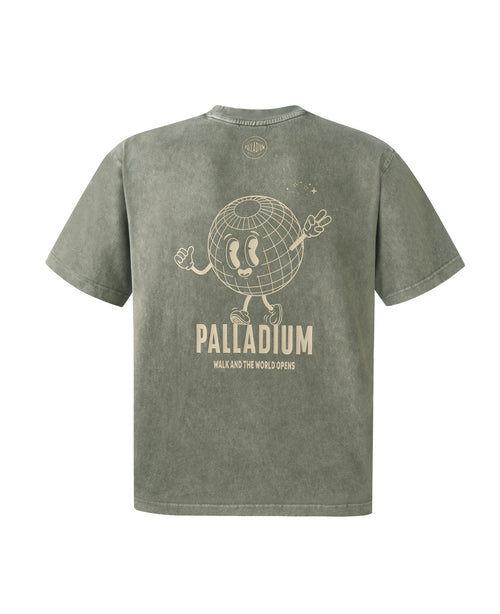 Oversized Vintage Washed Tee Shirt - PALLADIUM EU - 2