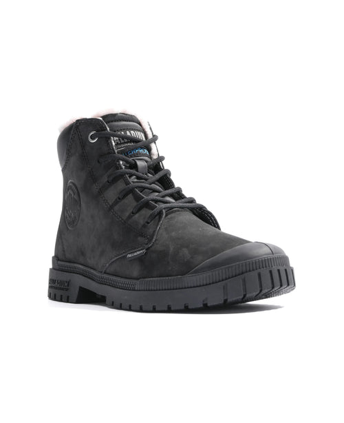 79067-008-M | SP20 CUFF LEATHER WATERPROOF WL | BLACK - PALLADIUM EU - 2