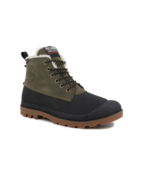 79547-325-M | PAMPA DUCK WL WP+ | OLIVE NIGHT - PALLADIUM EU - 2