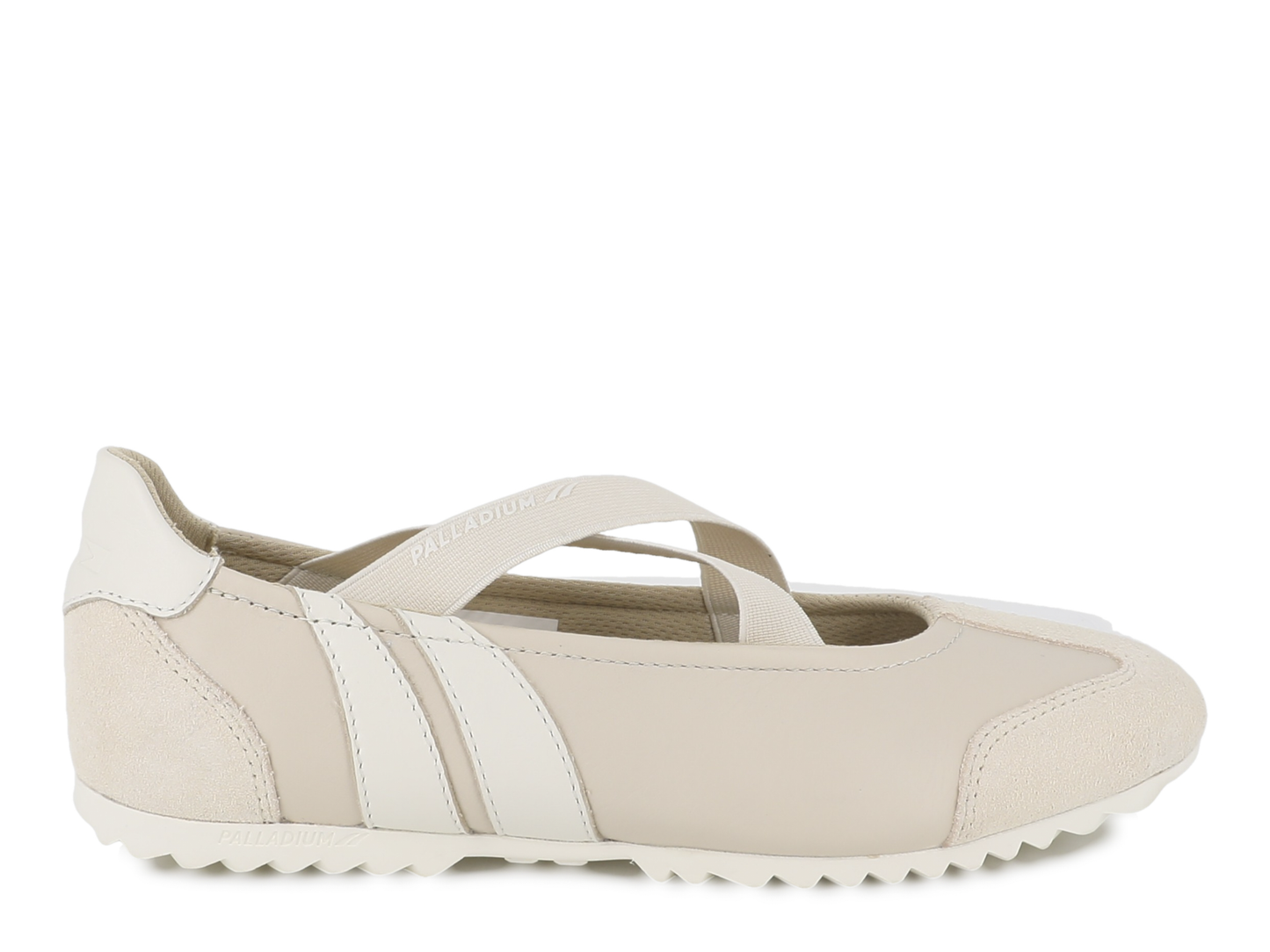 94645-244-M | RACER BALLERINA LEATHER | WHITECAP GRAY