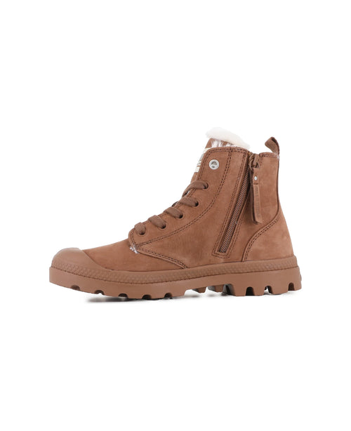 95982-291-M | PAMPA HI ZIP WL | RAW BROWN - PALLADIUM EU - 3