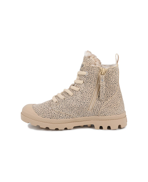 99519-257-M | PAMPA HI ZIP WL LEO | WARM SAND - PALLADIUM EU - 5