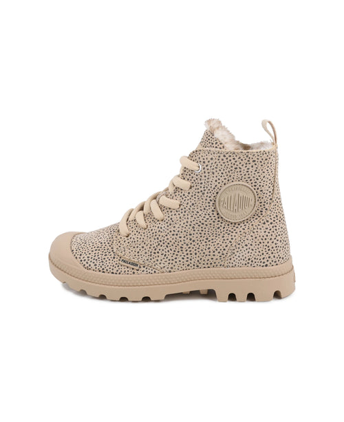 99519-257-M | PAMPA HI ZIP WL LEO | WARM SAND - PALLADIUM EU - 8