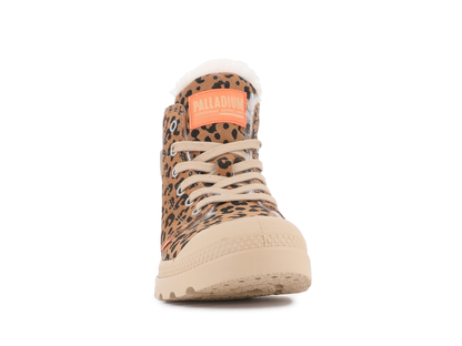 99519-974-M | PAMPA HI ZIP WL LEO | DEAR BROWN / BLACK