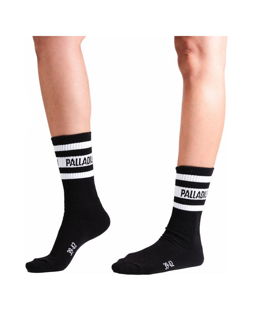 SX7381-008 | MID HEIGHT STR SOCKS | BLACK