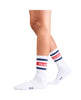SX7381-570 | MID HEIGHT STR SOCKS | FRENCH FLAG